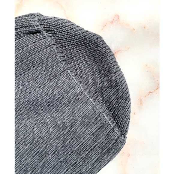 GRAY KNIT BEANIE_GEOFFREY BEENE - Picture 4 of 6